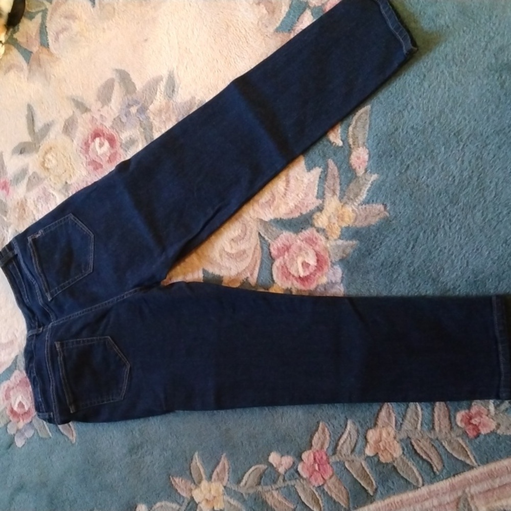 DENIM &CO CROPPED DENIM 5 POCKET SKINNY JEANS SZ 12 EUC - Picture 5 of 11